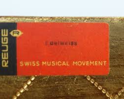 Reuge Ederweiss Swiss Musical Movement Box - Etsy