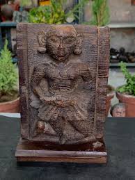 1800's Old Antique Wooden Handcrafted Man Standing Figure ...