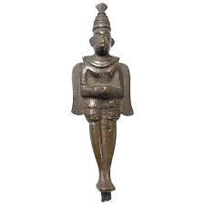 Indian Bronze Standing Figure of Hindu Monkey God Deity ...