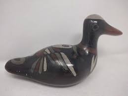 Vintage Tonala Mexican Duck Mexico Folk Art Hand Painted ...