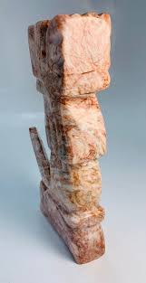 Carved Marble Aztec Mayan Figurine Sculpture Statue Stone ...