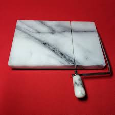 Marble White Gray Swirl Cheese Cutter Slicer | eBay