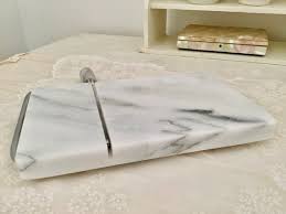 Marble Cheese Cutting Board With Metal Thread Cheese Platter ...