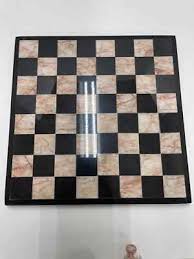 Marble Chess Board With Marble Pieces Set Vintage Hand ...
