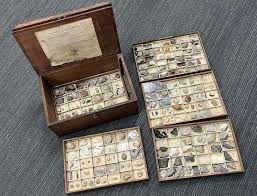 Sold at Auction: C1840S TENNANT MINERAL COLLECTION BOX