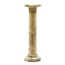 Antique Alabaster Pedestal (Lot 1279 - Holiday Estate AuctionDec 20, 2024, 9:00am)