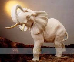 White Marble Elephant Sculpture Stone Animal Statue Design - White Marble Elephant Statue and Hand Carved Elephant Statues price | Made-in-China.com