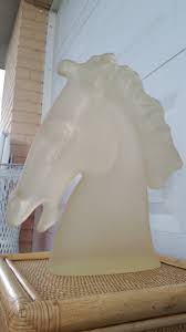 VINTAGE MID CENTURY MODERN FROSTED GLASS ...