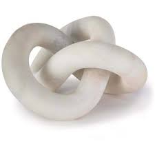 Jamie Young Co 7TANG-OBWH Tangled Off White Table Object