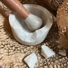 Vintage Marble Motar and Pestle - Etsy