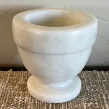 White Marble Mortar and Pestle Heavy, Exc Quality | eBay