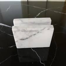 White Marble Napkin Holder | Elegant Handmade Stone Tissue ...