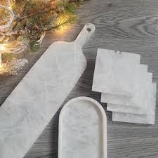 Marble Paddle Chopping Board - Etsy
