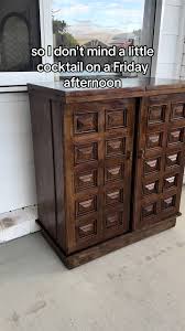 How to Turn A Vintage Medicine Cabinet into A Mini Bar | TikTok