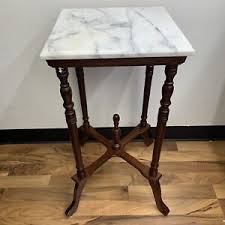 Vintage Marble End Table | eBay