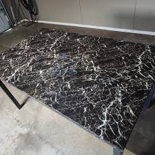 ISHAM FAUX MARBLE DINING TABLE - Table Only No Chairs for ...
