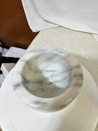 Vtg Marble Mortar & Pestal Classic Herb Pill Grinder ...