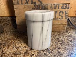 Fox Run Marble Utensil Holder Wine Bottle Chiller | eBay