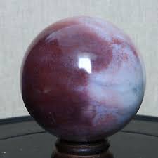 B4884-77mm-638g Amazing natural Ocean Jasper Orbicular Sphere Reiki Crystal Ball | eBay