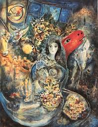 Lot - MARC CHAGALL "BELLA" OFFSET LITHOGRAPH