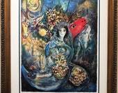 Marc Chagall "bella" Custom Framed Art Limited Edition ...