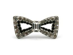 Yves Saint Laurent YSL Vintage Jewelled Bow Brooch For Sale at 1stDibs
