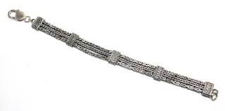 Bohemian 925 Sterling Silver Byzantine Wheat Link Multi ...