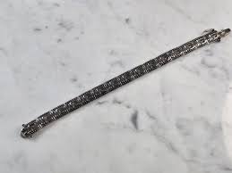 Womens Vintage Estate Sterling Silver Modernist Greek Key ...