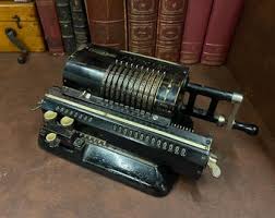 1929 Antique Original Odhner Model 7 Mechanical Pinwheel Calculator, Vintage Butterfly Knobs, 3 Star Condition, Fully Functional - Etsy