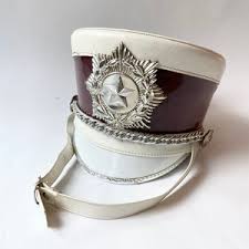 Vintage Majorette Maroon Drum Line Hat - Etsy