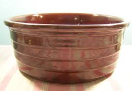 Vintage Dark Brown Stoneware Utility Bowl USA 8 1/2" | eBay