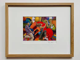 Marcus Glenn Love That Jazz Glossy Signed Serio Lithograph ...