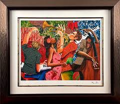 Csaba Markus "canovia" Promotional Lithograph With Spot Varnish