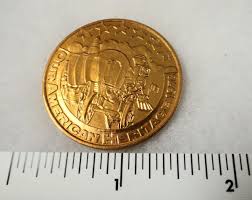 2 Mardi Gras Coins: OKEANOS 1976 Gold & Green | eBay