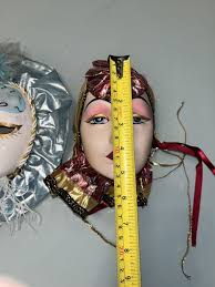 Vintage Venetian Festival Wall Hanging Marci Gras Face Mask ...