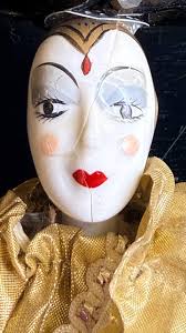 Vintage Dynasty Porcelain Pierrot Harlequin Dolls 1980s Art ...