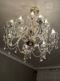 antique crystal chandelier ceiling fixtures | eBay