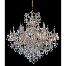 Maria Theresa 19-Light Hand Cut Crystal Chandelier