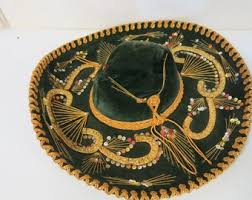 Vintage Sombrero Pigalle XXXXX Mexican Sombrero Hat Mariachi ...