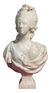 Bust of Marie Antoinette, 19th Century, Marble | Chairish