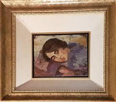 Lot - Moshe Castel 1909-1991 (Israeli) Sleeping girl, 1927 ...