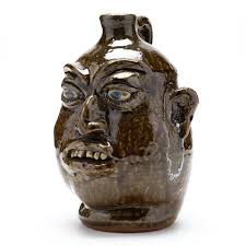 Georgia Folk Pottery Face Jug, Lanier Meaders (White County ...