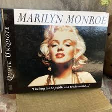 Marilyn Monroe Quote Unquote Book 1994 - Etsy
