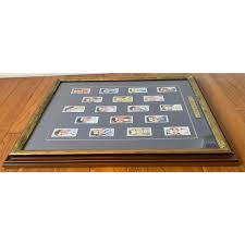 1930s Vintage Players Cigarette Cards in Glass Frame | Chairish