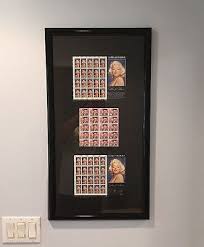 1995 Marilyn Monroe 32c & 1993 Elvis 29c Stamps TTL Qty 60 Framed 16-1/2" x 31" | eBay