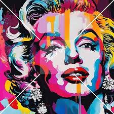 Vivid Marilyn Monroe Portrait Digital Image Picture (Background & Wallpaper) ART | eBay