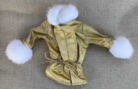 1996 BARBIE Boutique FASHION AVENUE Winter Gold Jacket | eBay