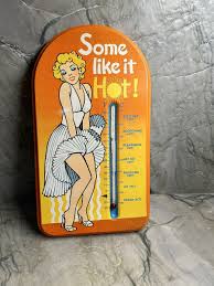 Marilyn Monroe “Some Like It Hot” Metal Thermometer w/ JSNY ...