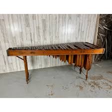 Edwardian Marquetry Marimba / Xylophone | Chairish