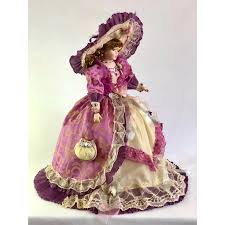 Jmisa 28" Vintage Victorian Style Umbrella Porcelain Dolls ...